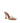 Amina Muaddi Beige Calf Leather Bos Taurus Platform Sandals