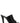 Saint Laurent Black Leather Stiletto Heel Sandals