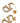 Valentino Garavani Gold Brass Earrings