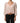 PINK MEMORIES Light Pink Linen V-Neck Long Sleeves Blouse Top