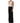 Atos Lombardini White Black Plunging Neck Sleeveless Bodysuit Dress