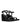 Gianvito Rossi Black Leather Wedge Sandals