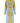 Versace Blue Silk Midi Dress