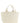 Ganni Beige Recycled Cotton Tote Bag