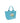 Ganni Blue Recycled Cotton Shoulder Bag