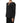 Bruno Manetti Black SIlk Long Sleeves Deep V-neck Blouse Top