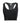 Moschino Black Cotton Sport Bra