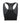 Moschino Black Cotton Sport Bra