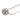 Rick Owens Silver Brass Necklace