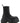 Rick Owens Black Ramie Ankle Boots