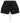 Rick Owens Black Lamb Leather Bermuda Shorts