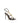 Giuseppe Zanotti Black Calf Leather Bos Taurus Stiletto Heel Sandals