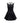 Self-Portrait Black Polyester Casual Dress