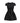 Self-Portrait Black Polyester Casual Dress