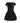 Self-Portrait Black Polyester Casual Dress