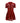 Self-Portrait Bordeaux Polyester Cocktail Dress