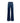 7FOR Blue Cotton Flared Jeans