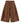 Haikure Brown Lambskin Bermuda Shorts