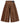 Haikure Brown Lambskin Bermuda Shorts