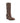 Miu Miu Brown Calf Leather Bos Taurus Lace-Up Boots