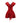 Magda Butrym Red Cotton Cocktail Dress
