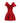 Magda Butrym Red Cotton Cocktail Dress