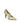 Versace Gold Calf Leather Bos Taurus High Heel Pumps