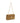 Savette Beige Calf Leather Bos Taurus Clutch Bag