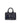 The Attico Black Calf Leather Bos Taurus Shoulder Bag