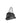 The Attico Black Calf Leather Bos Taurus Shoulder Bag