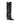 The Attico Black Calf Leather Bos Taurus Ankle Boots