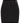 The Attico Black Viscose Long Skirt