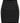 The Attico Black Viscose Long Skirt