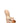 Christian Louboutin Gold Calfskin Stiletto Heel Sandals