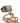 K.JACQUES SAINT TROPEZ Gray Goatskin Flat Sandals
