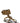 K.JACQUES SAINT TROPEZ Brown Cowhide Flat Sandals