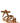K.JACQUES SAINT TROPEZ Brown Cowhide Flat Sandals