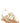 K.JACQUES SAINT TROPEZ Gold Calfskin Flat Sandals