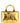 The Attico Gold Bovine Leather Handbag