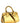 The Attico Gold Bovine Leather Handbag