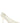 Jimmy Choo White Tencel High Heel Pumps