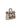 Valentino Garavani Beige Linen Shoulder Bag