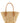Christian Louboutin Beige Raffia Tote Bag