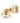 Valentino Garavani Gold Brass Earrings
