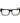 Trussardi Black Acetate Glasses (Frames)