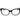 Trussardi Black Acetate Glasses (Frames)