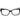 Trussardi Black Acetate Glasses (Frames)