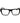 Trussardi Black Acetate Glasses (Frames)
