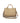 Guess Jeans Beige Leather Women's Bag with Handles and Shoulder Strap