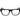 Trussardi Black Acetate Glasses (Frames)